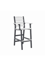C.R. Plastic Products C. R. Plastic Products Napa Pub Height Arm Chair - C313