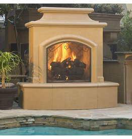 Fire Magic American Fyre Designs Fireplace Mariposa 16" Radiused - 073-01-N-CB-RBC