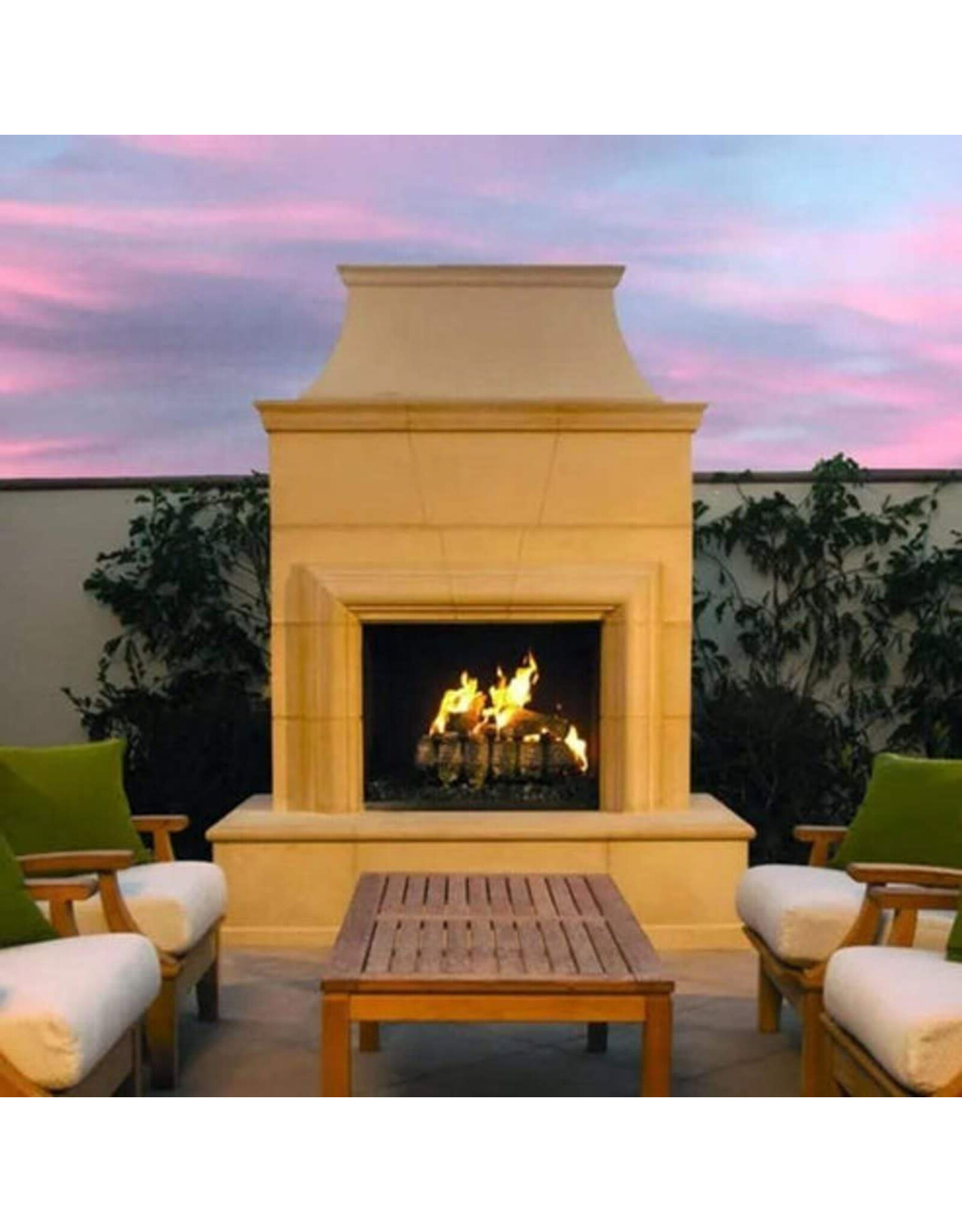 Fire Magic Fireplace, V/F Cordova 16" Rect - 122-20-N-SM-RBC