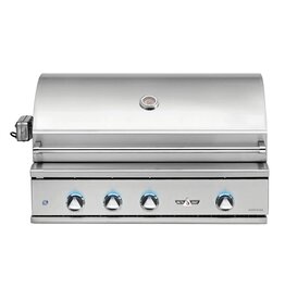 Delta Heat Delta Heat 38-Inch 3-Burner Built-In Natural Gas Grill with Infrared Rotisserie Burner - DHBQ38R-DN