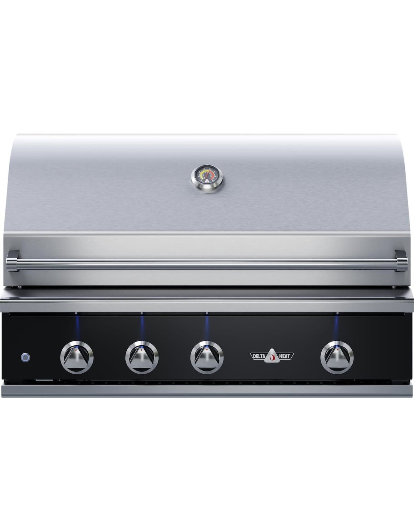Delta Heat Delta Heat 38-Inch 3-Burner Built-In Natural Gas Grill w/ Rotisserie & Sear Zone - Black Control Panel - DHBQ38RS-KN