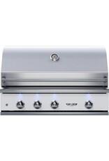 Delta Heat Delta Heat 38-Inch 3-Burner Built-In Propane Grill w/ Rotisserie & Sear Zone - White Control Panel - DHBQ38RS-WL
