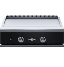 Delta Heat Delta Heat 32-Inch Built-In Propane Teppanyaki Griddle - Black Control Panel - DHTG32-KL