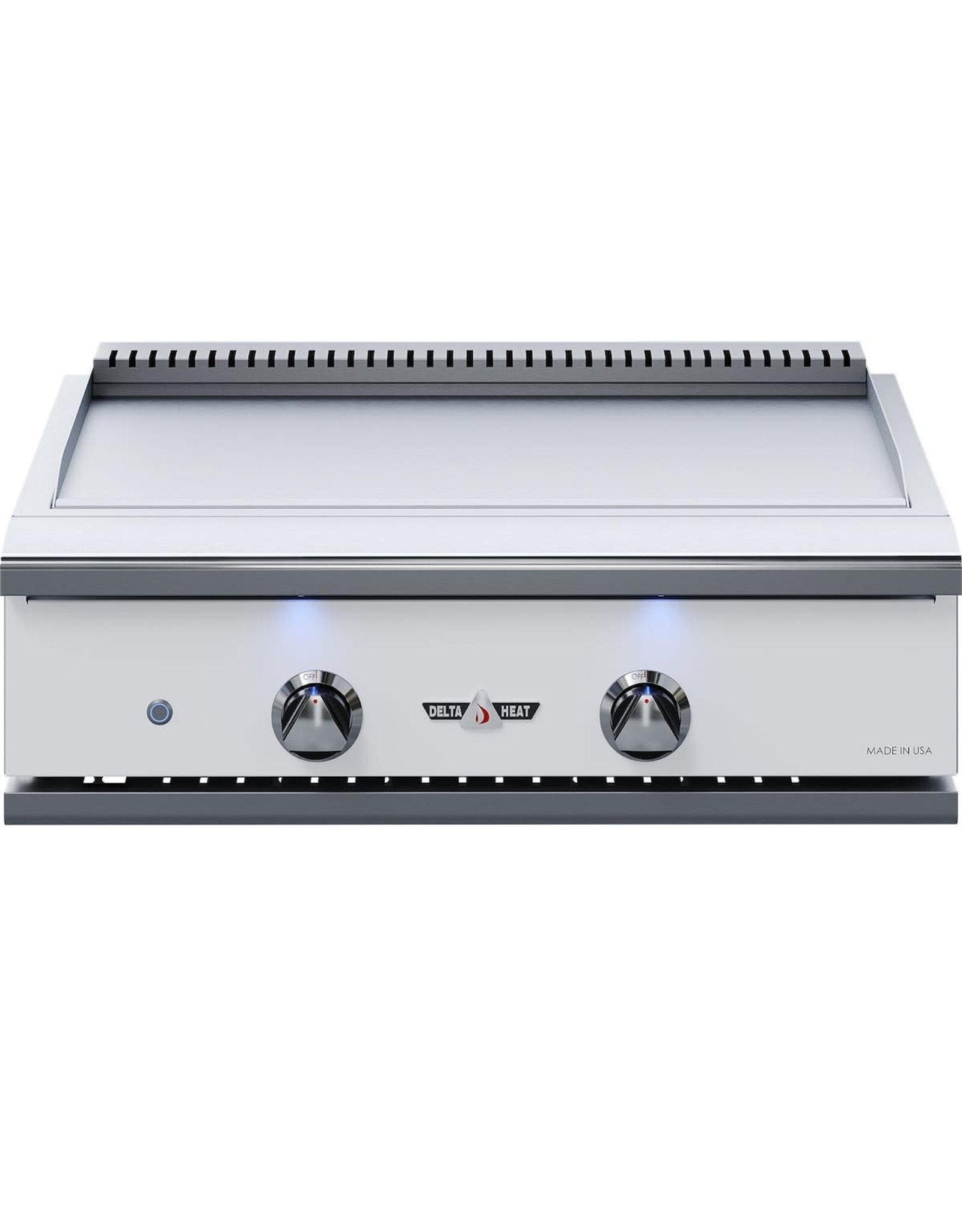Delta Heat Delta Heat 32-Inch Built-In Propane Teppanyaki Griddle - White Control Panel - DHTG32-WL
