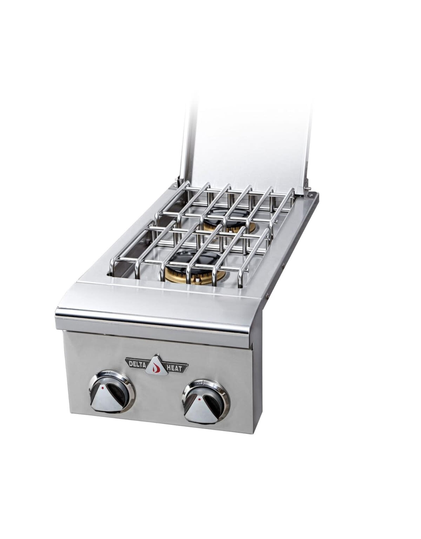 Delta Heat Delta Heat Built-In Propane Gas Double Side Burner - DHSB2-CL