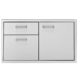 Delta Heat Delta Heat 36" Door, 2 Drawer Combo- DHDD362-B