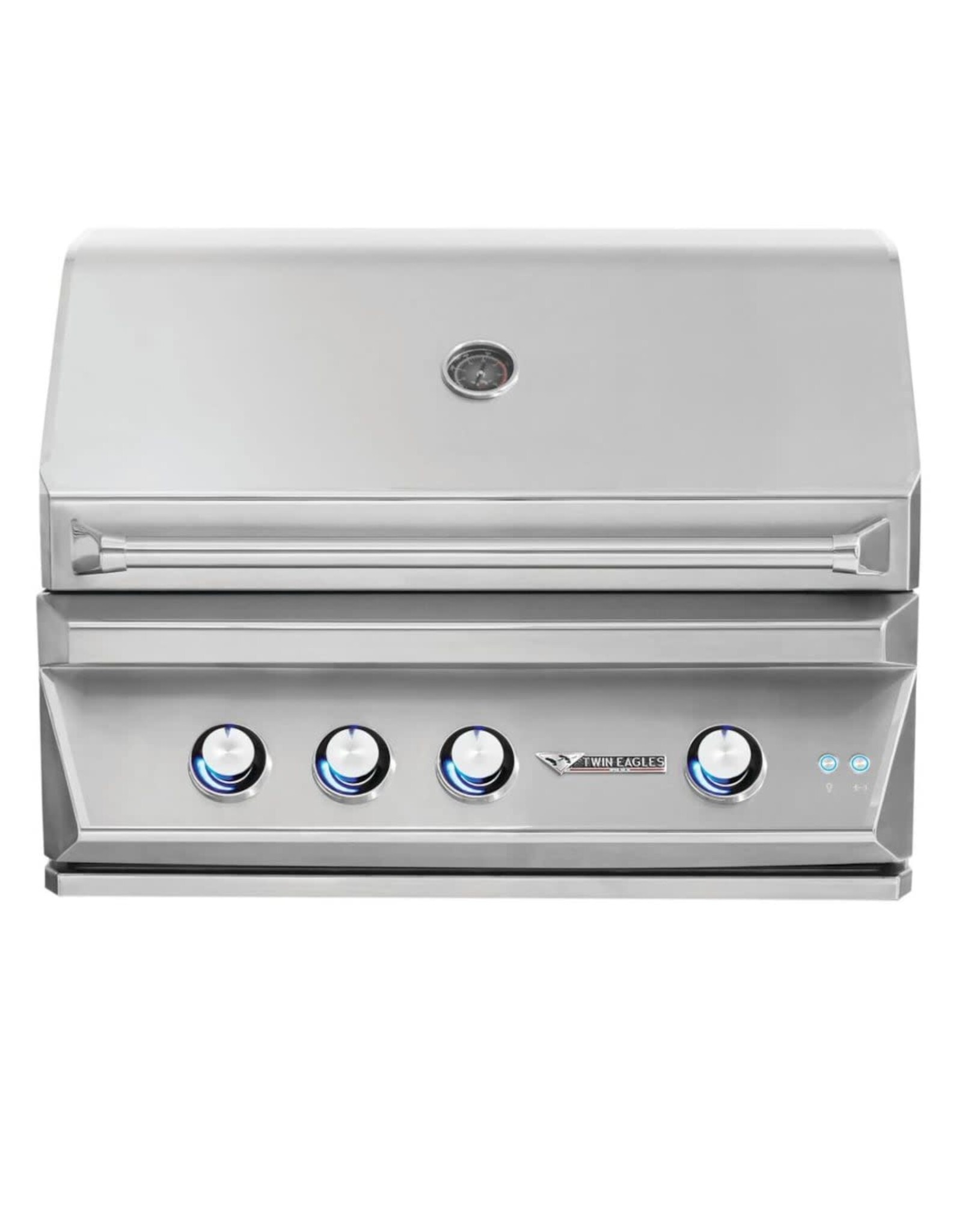 Twin Eagles Twin Eagles 36-Inch 3-Burner Built-In Grill with Infrared Rotisserie Burner - Propane - TEBQ36R-CL