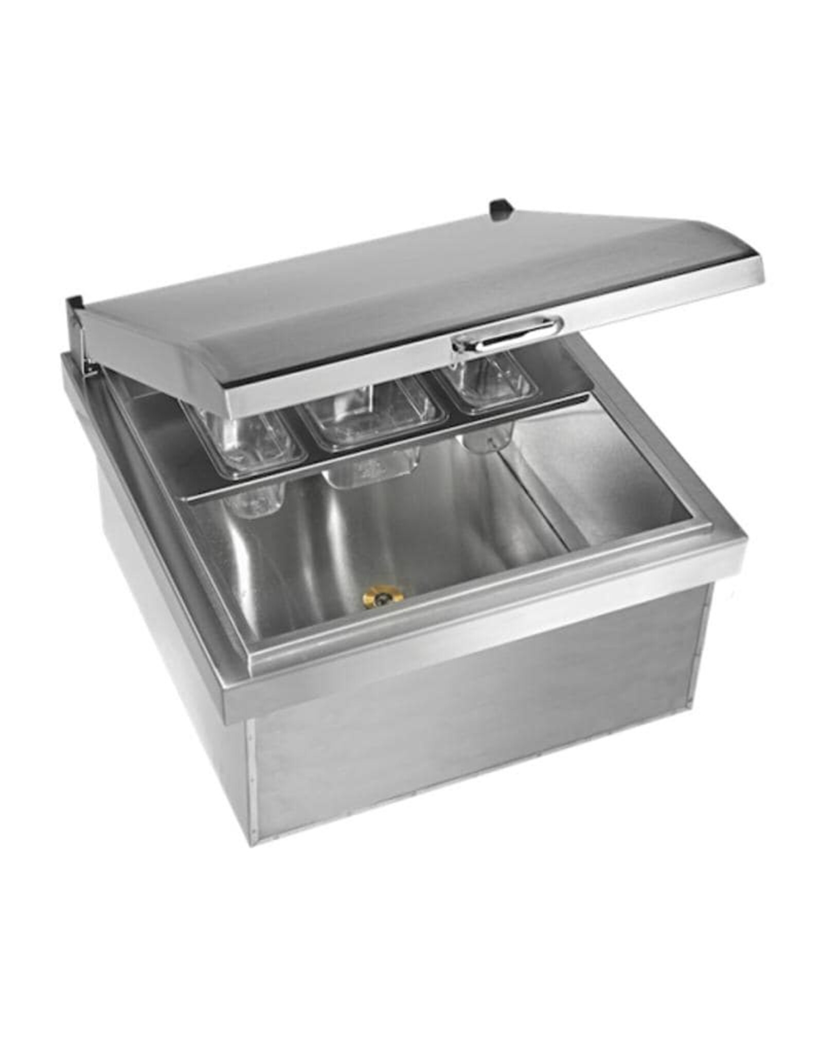 Twin Eagles Twin Eagles 24-Inch Drop-In Stainless Steel Ice Bin Cooler - TEOC24D-B