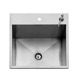 Twin Eagles Twin Eagles 24-Inch Drop-In Stainless Steel Sink with Lid & Soap Dispenser - TEOS24-B