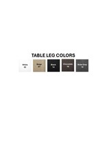 C.R. Plastic Products C. R. Plastic Products Dining Height 32" Round  Table - TT03-TB02