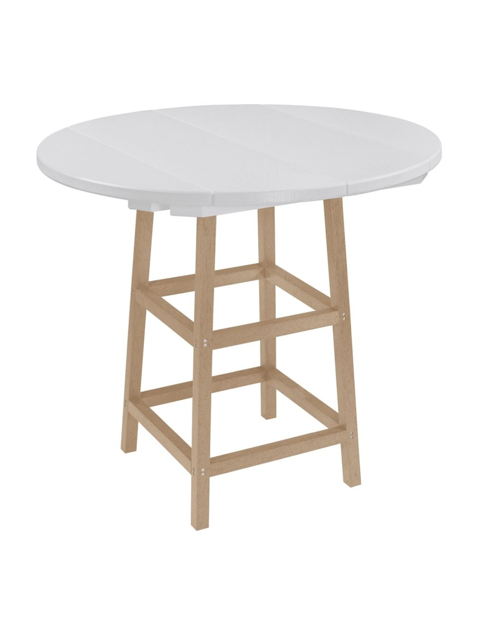 C.R. Plastic Products C. R. Plastic Products 32" Round  Bar (Pub)  Height Table-TT03-TB03