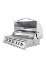 Renaissance Cooking Systems Renaissance 40" Premier Grill W/ Rear Burner & Blue LEDs - RJC40AL