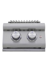 Blaze Outdoor Products Blaze LTE+ Propane Gas Stainless Steel Double Side Burner w/ Lid - BLZ-SB2-LTE3-LP