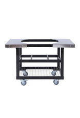 Primo Ceramic Grills Primo Cart Base with Basket and Stainless Side Shelves for XXL - PG00372