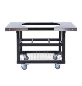 Primo Ceramic Grills Primo Cart Base with Basket and Stainless Side Shelves for XXL - PG00372