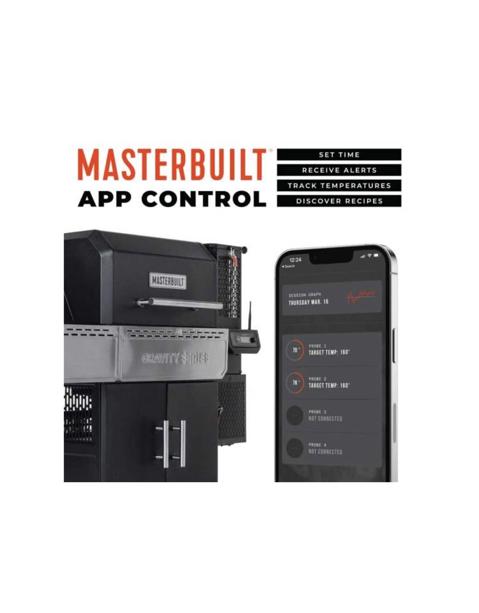 Masterbuilt Masterbuilt Gravity Series™  1150 Digital Charcoal Grill and Smoker - MB20041525