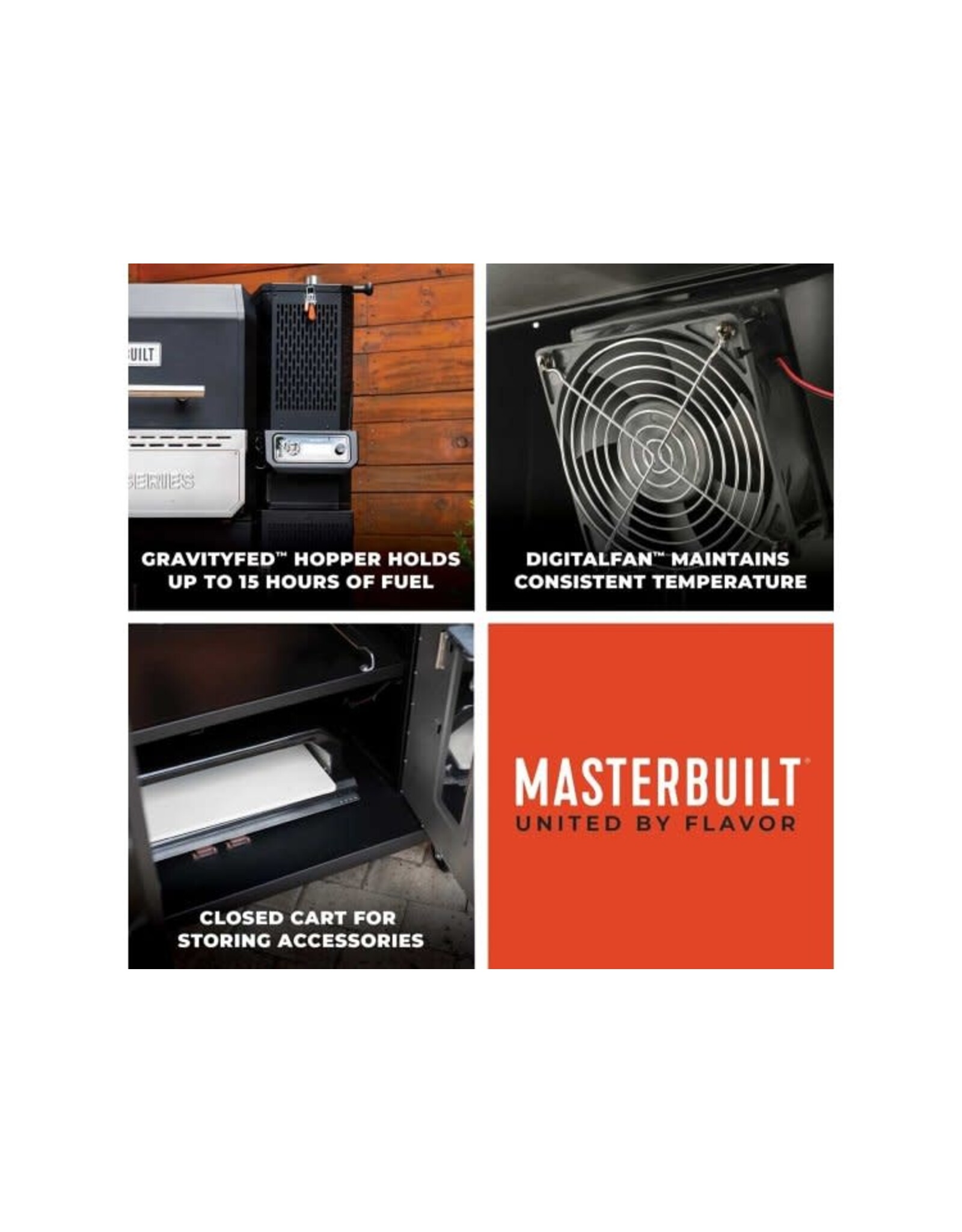 Masterbuilt Masterbuilt Gravity Series™  1150 Digital Charcoal Grill and Smoker - MB20041525