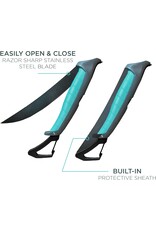 Toadfish Toadfish Folding Fillet Knife with Built In Carabiner