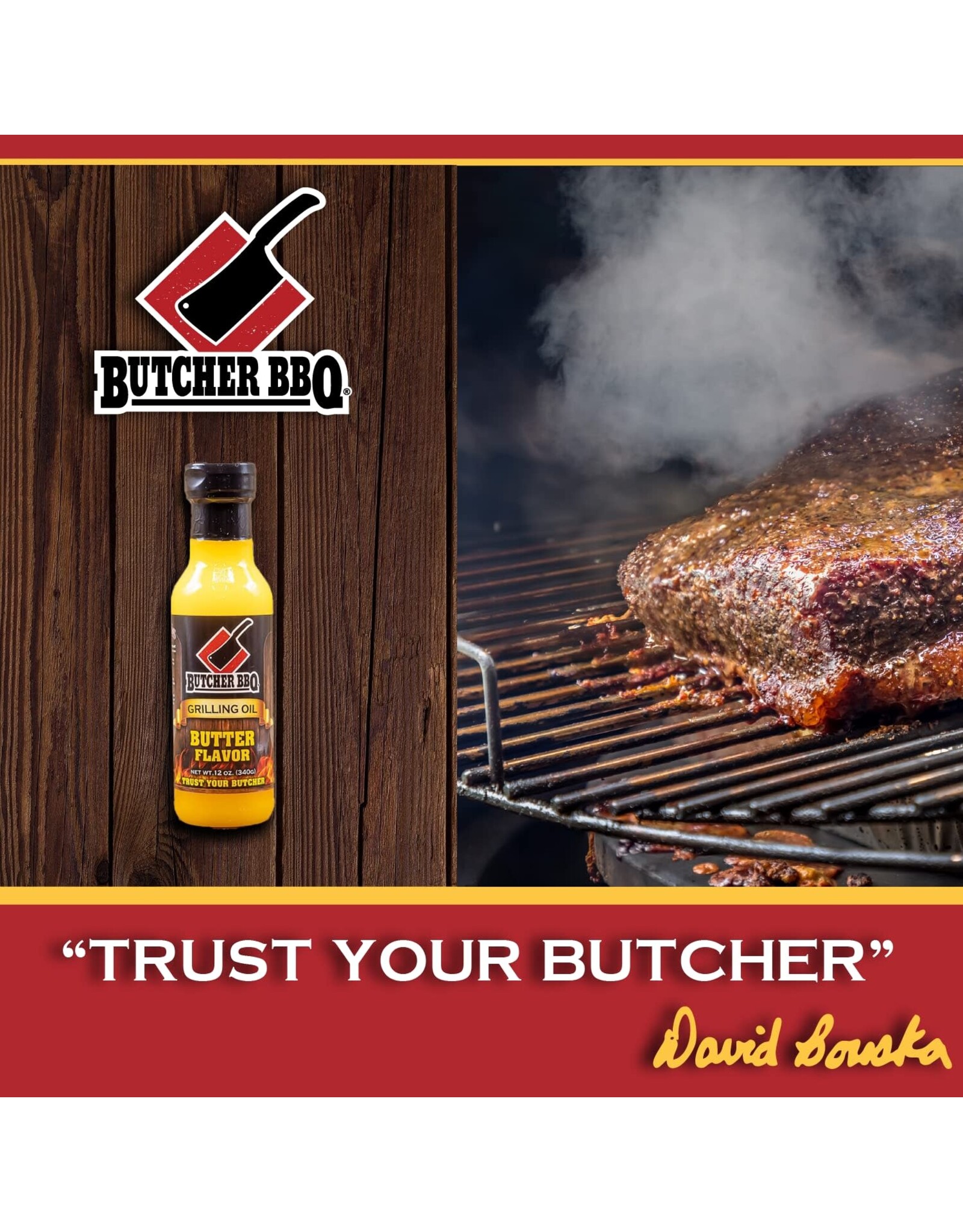 Butcher's BBQ Butcher BBQ Products Butter Oil 12 Oz - 74783