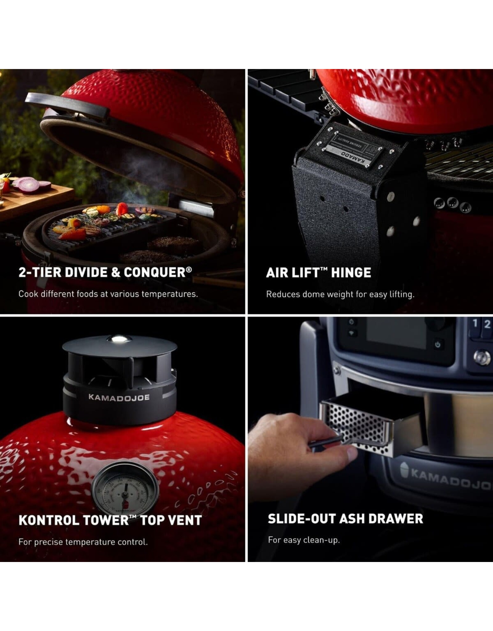 Kamado Joe Kamado Joe Big Joe Konnected Joe(TM) Digital Charcoal Grill and Smoker - KJ15042425