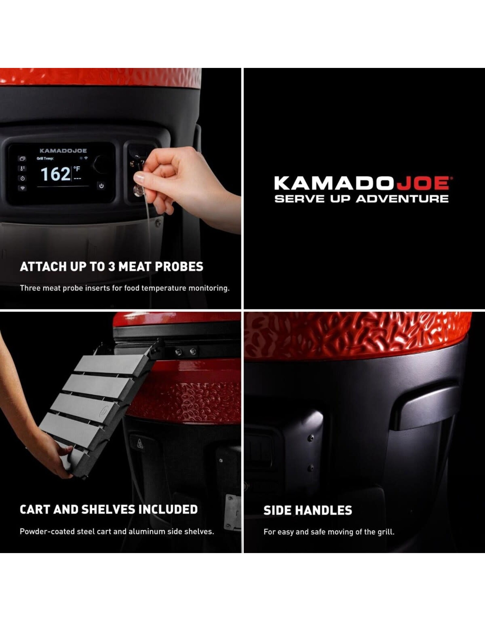 Kamado Joe Kamado Joe Big Joe Konnected Joe(TM) Digital Charcoal Grill and Smoker - KJ15042425