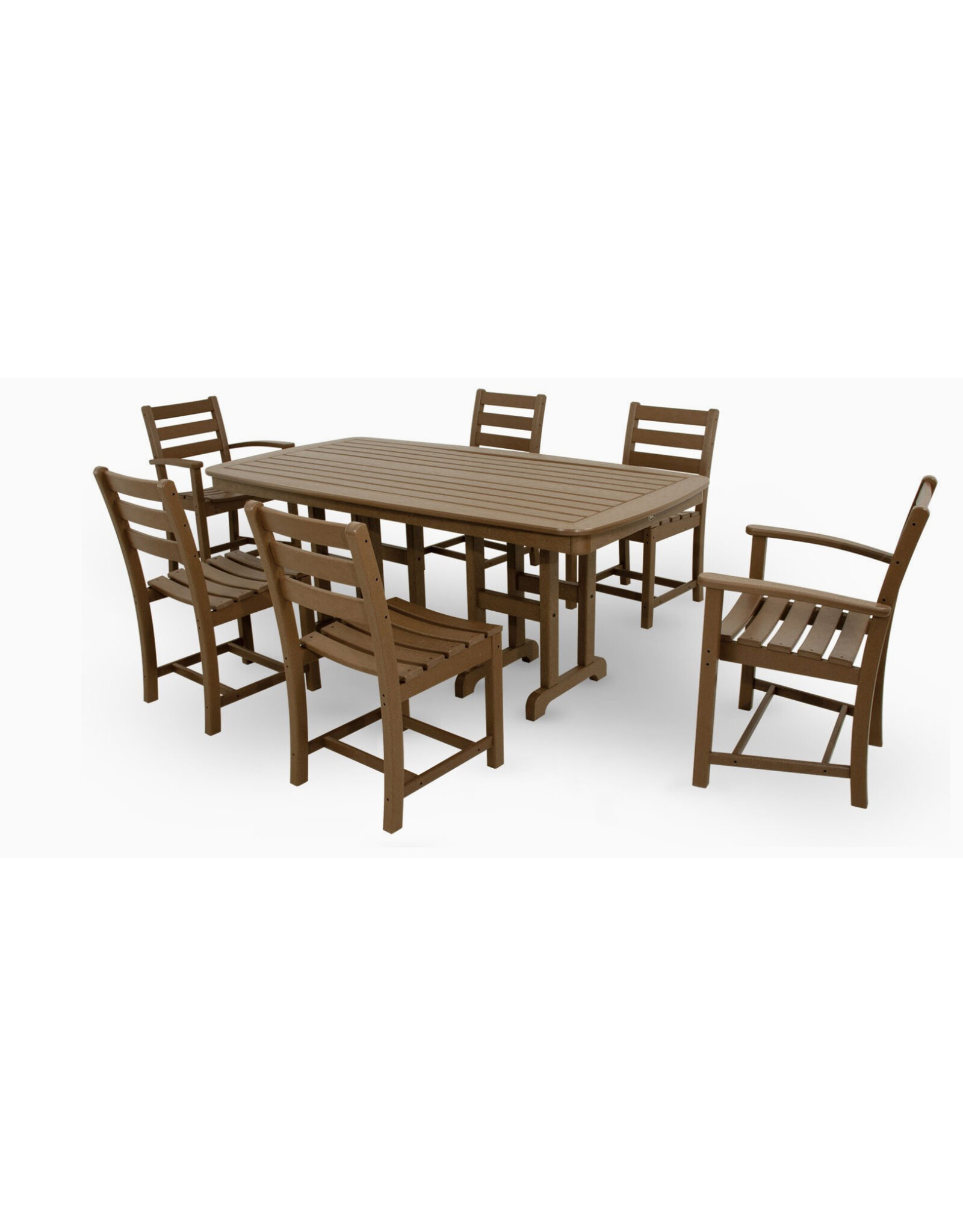 Trex By Polywood Trex Monterey Bay 7-Piece Farmhouse Dining Set