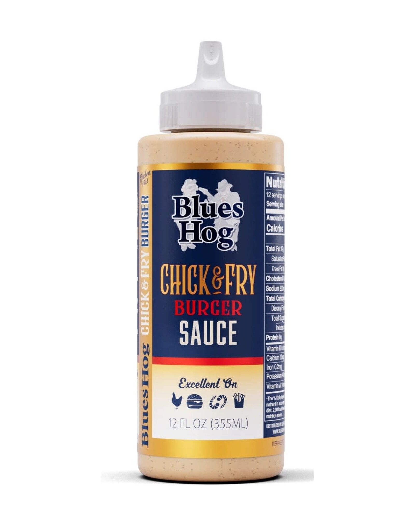 Blues Hog Blues Hog Chick & Fry Burger Sauce Squeeze Bottle 12 oz. - 100242
