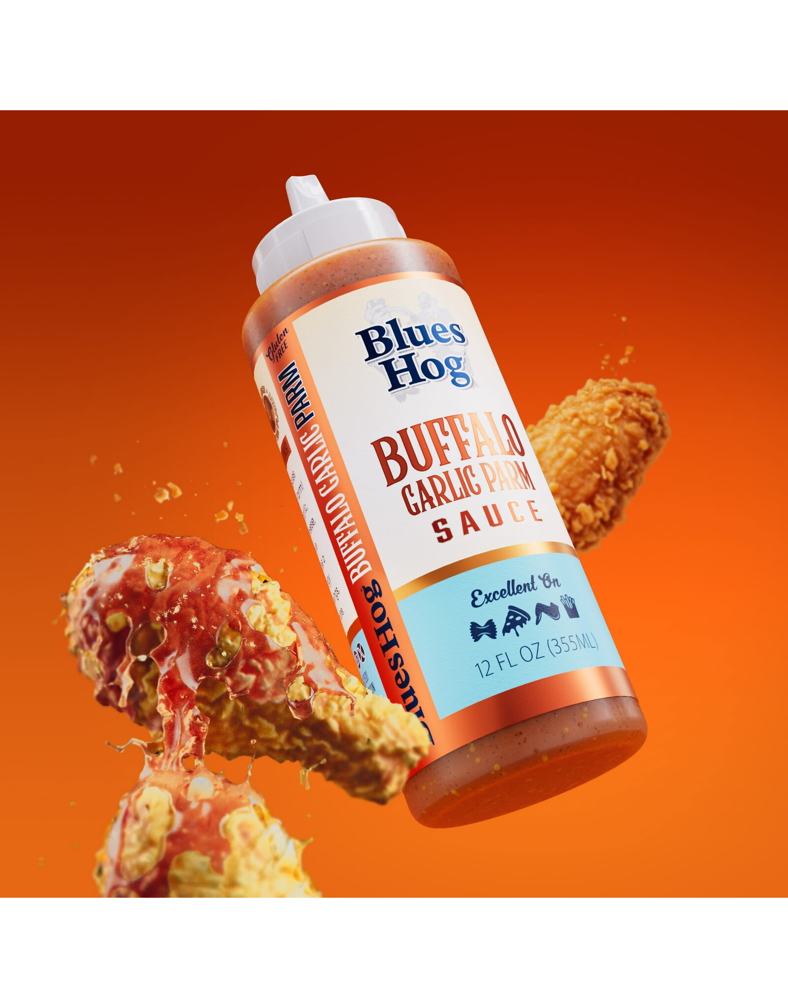 Blues Hog Blues Hog Buffalo Garlic Parm Sauce Squeeze Bottle 12 oz. - 100211