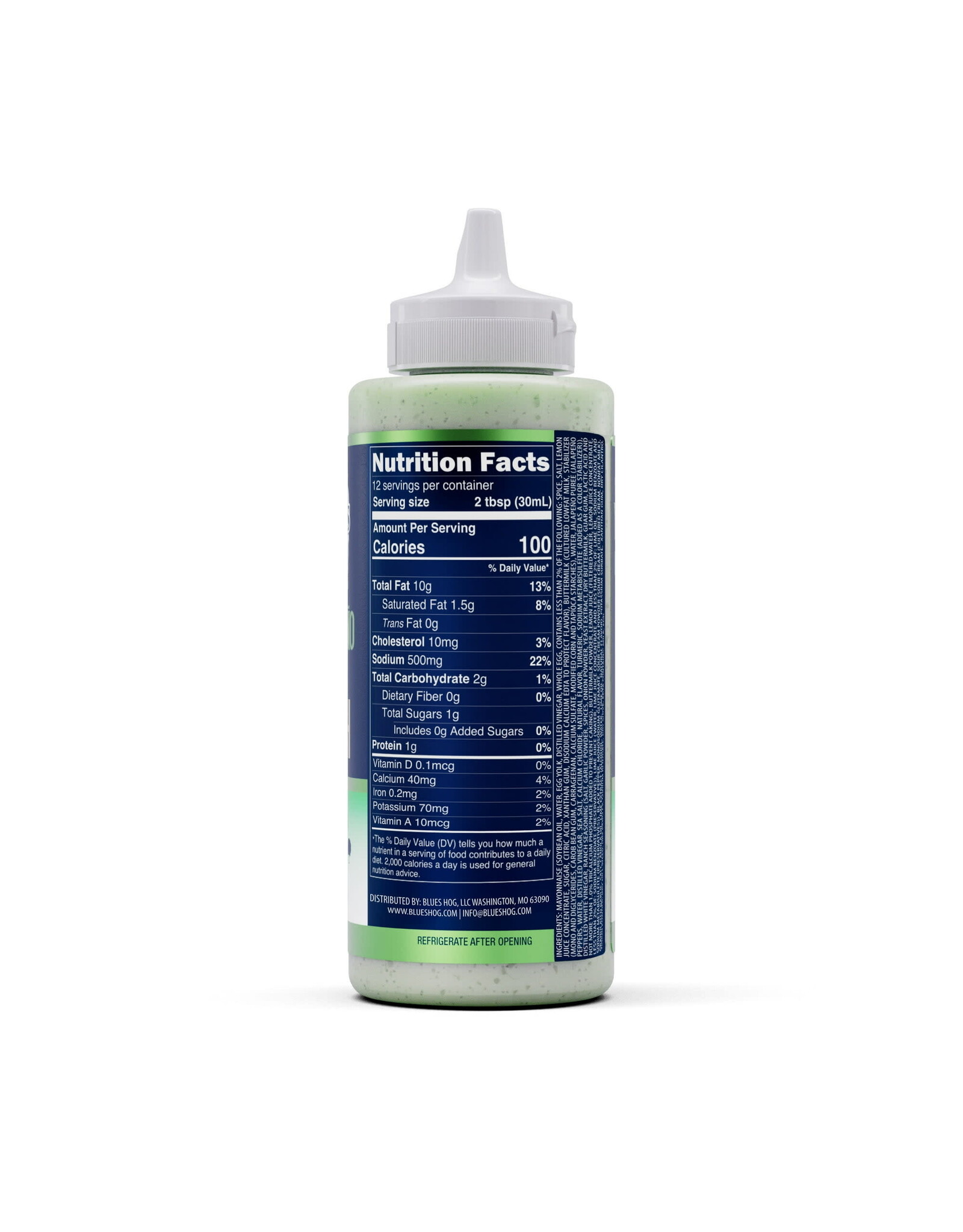 Blues Hog Blues Hog Jalapeno Lime Ranch Sauce Squeeze Bottle 12 oz. - 100213