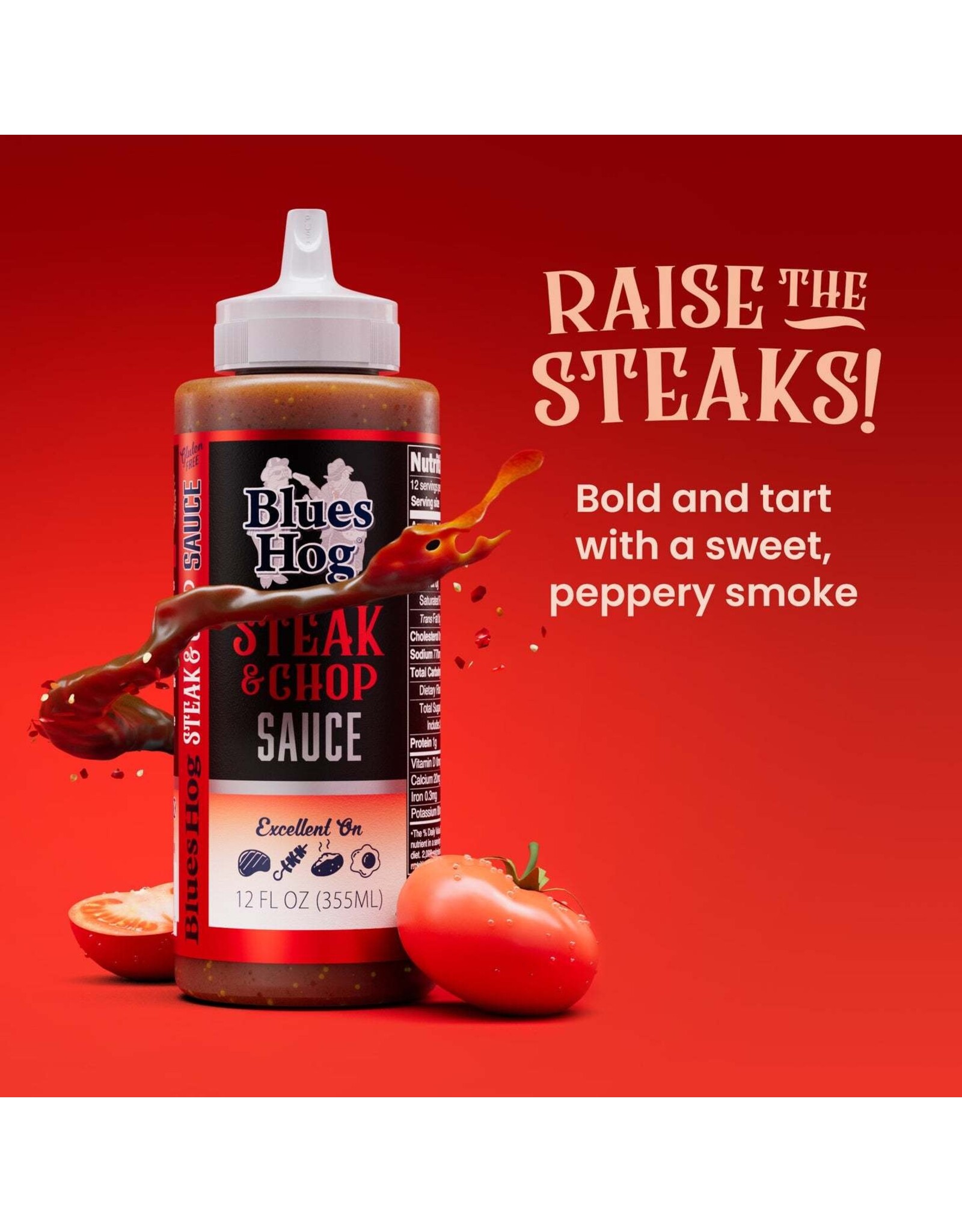 Blues Hog Blues Hog Steak & Chop Sauce Squeeze Bottle 12 oz. - 100230