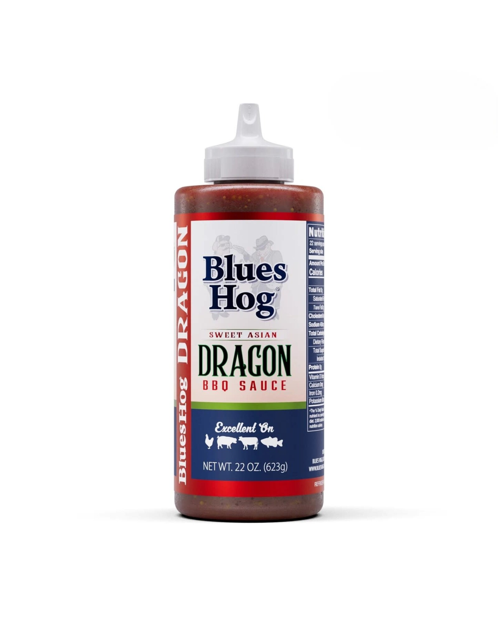 Blues Hog Blues Hog Sweet Asian Dragon BBQ Sauce Squeeze Bottle 22 oz. - 100240
