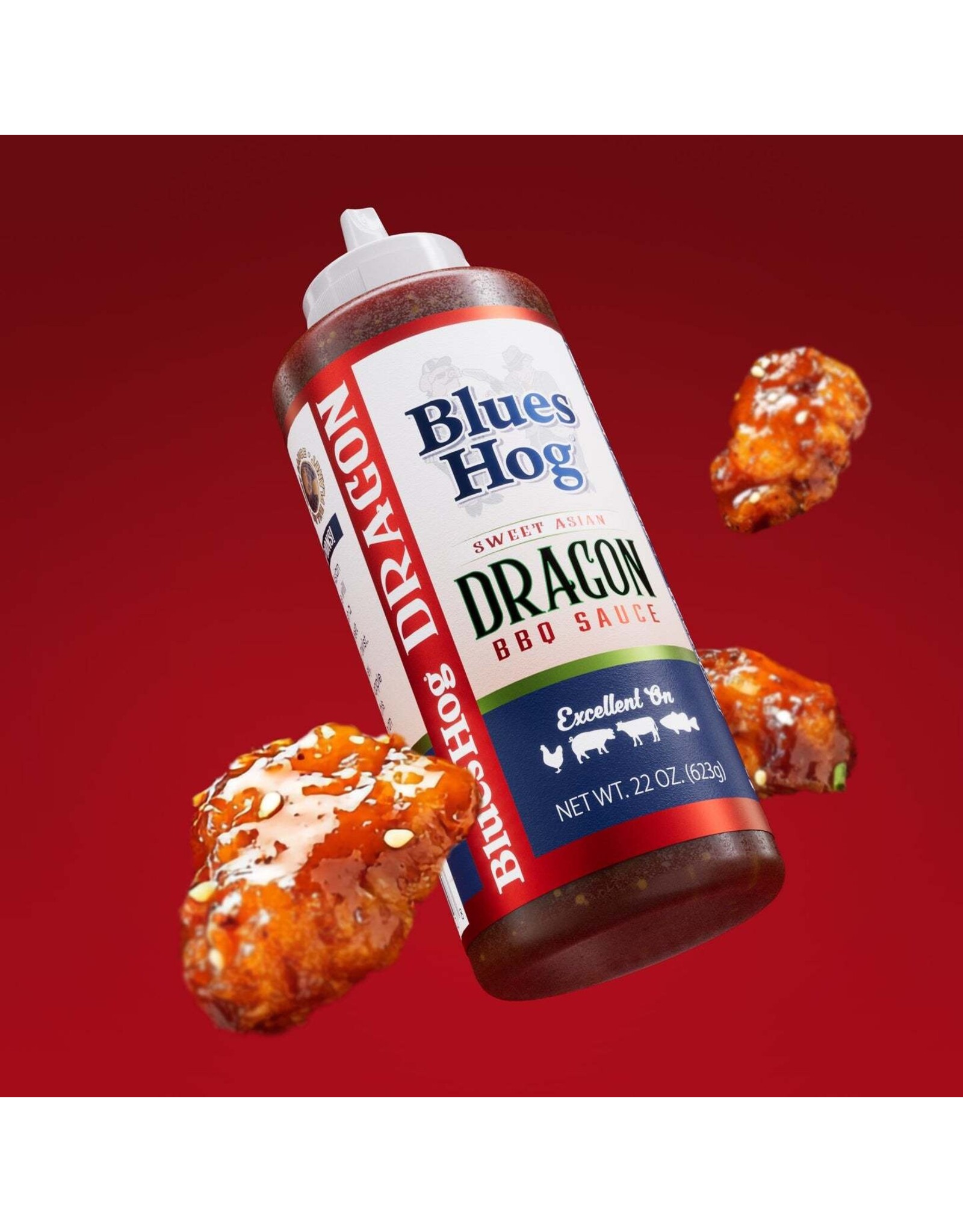 Blues Hog Blues Hog Sweet Asian Dragon BBQ Sauce Squeeze Bottle 22 oz. - 100240