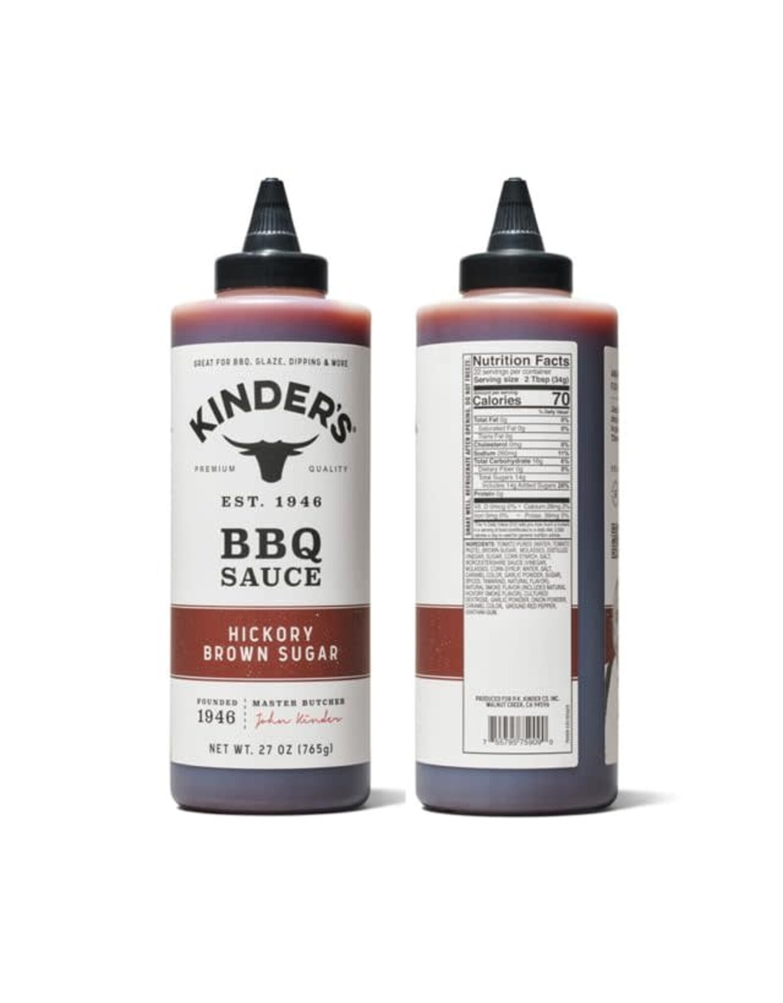 Kinders Kinder's Hickory Brown Sugar BBQ Sauce - 15.8oz - 70008