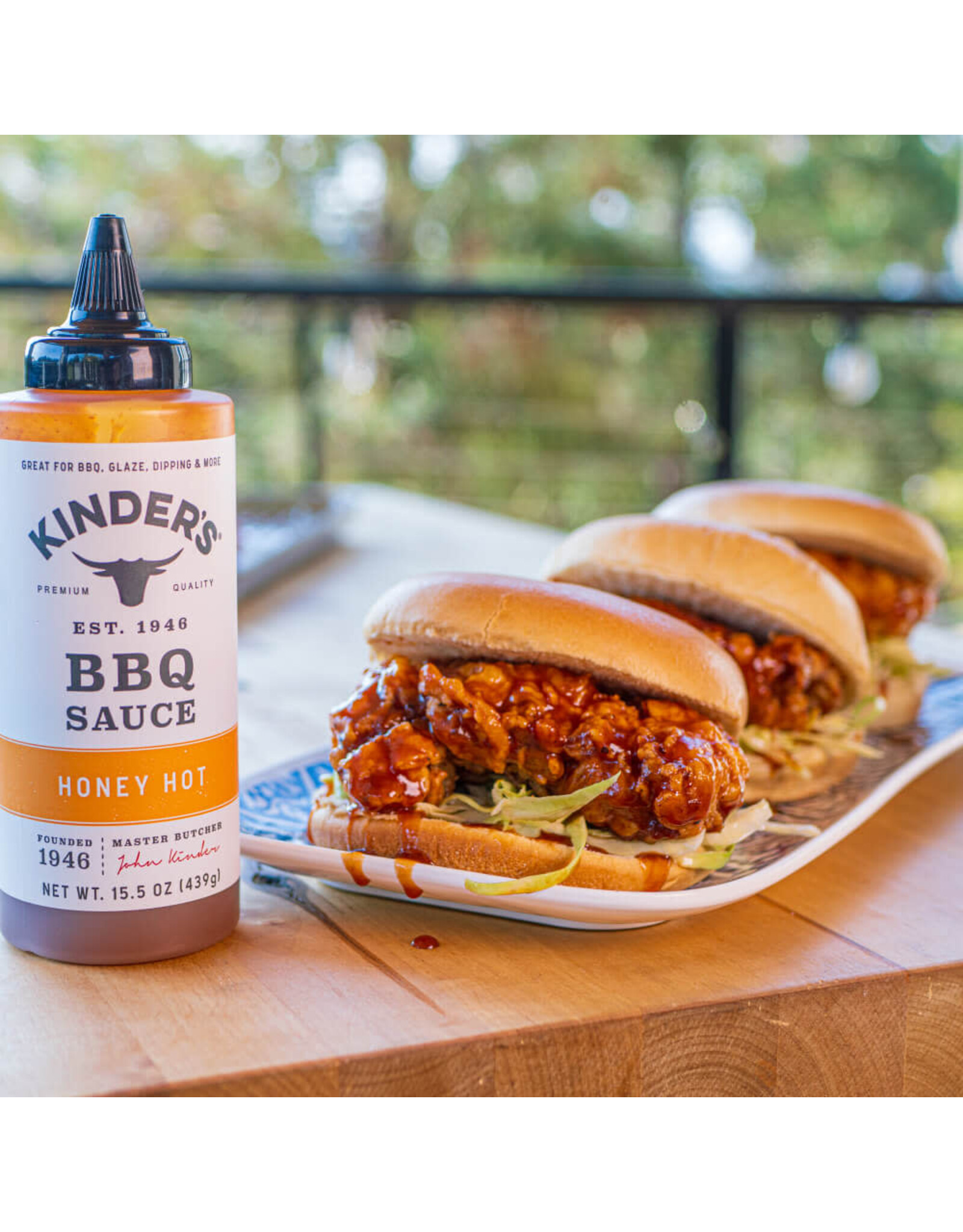 Kinders Kinder's Hot Honey BBQ Sauce - 15.8oz - 70007
