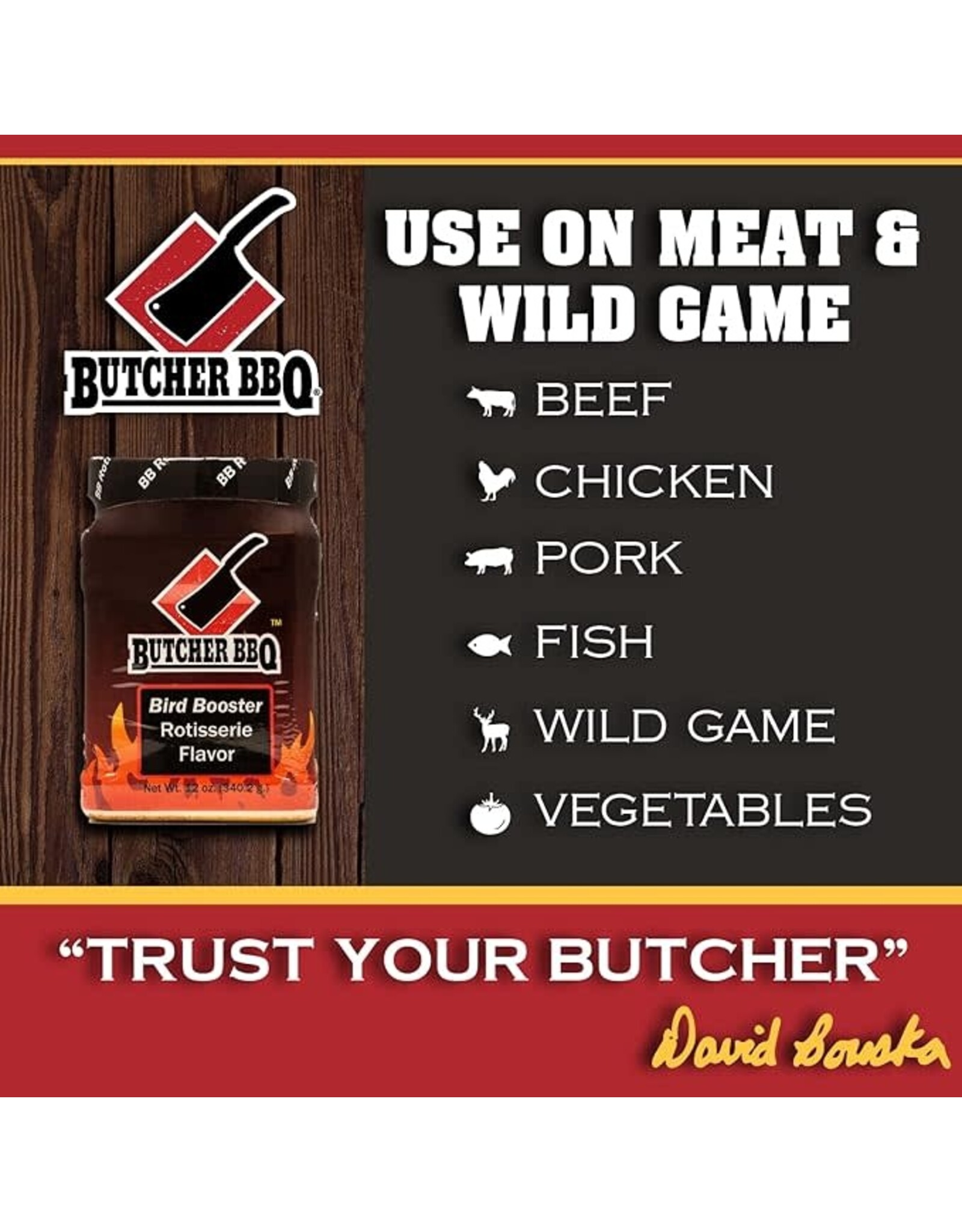 Butcher's BBQ Butcher BBQ Products Bird Booster Rotisserie Injection 16 Oz - 74781