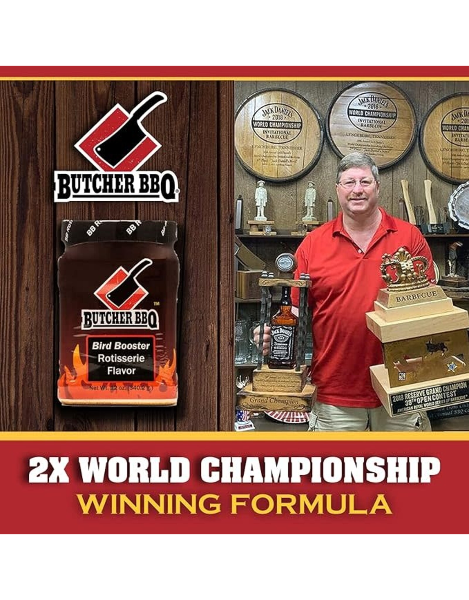 Butcher's BBQ Butcher BBQ Products Bird Booster Rotisserie Injection 16 Oz - 74781