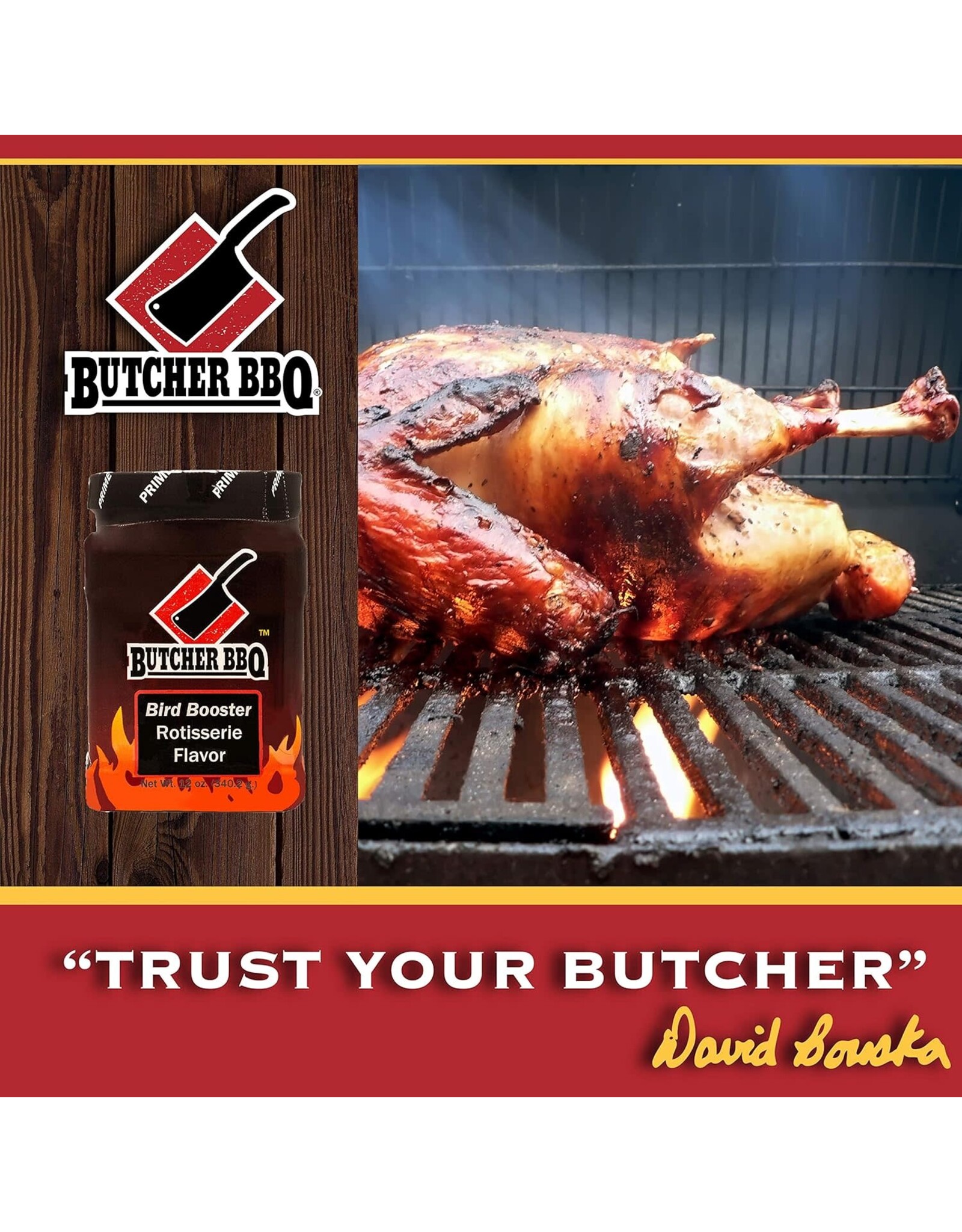 Butcher's BBQ Butcher BBQ Products Bird Booster Rotisserie Injection 16 Oz - 74781