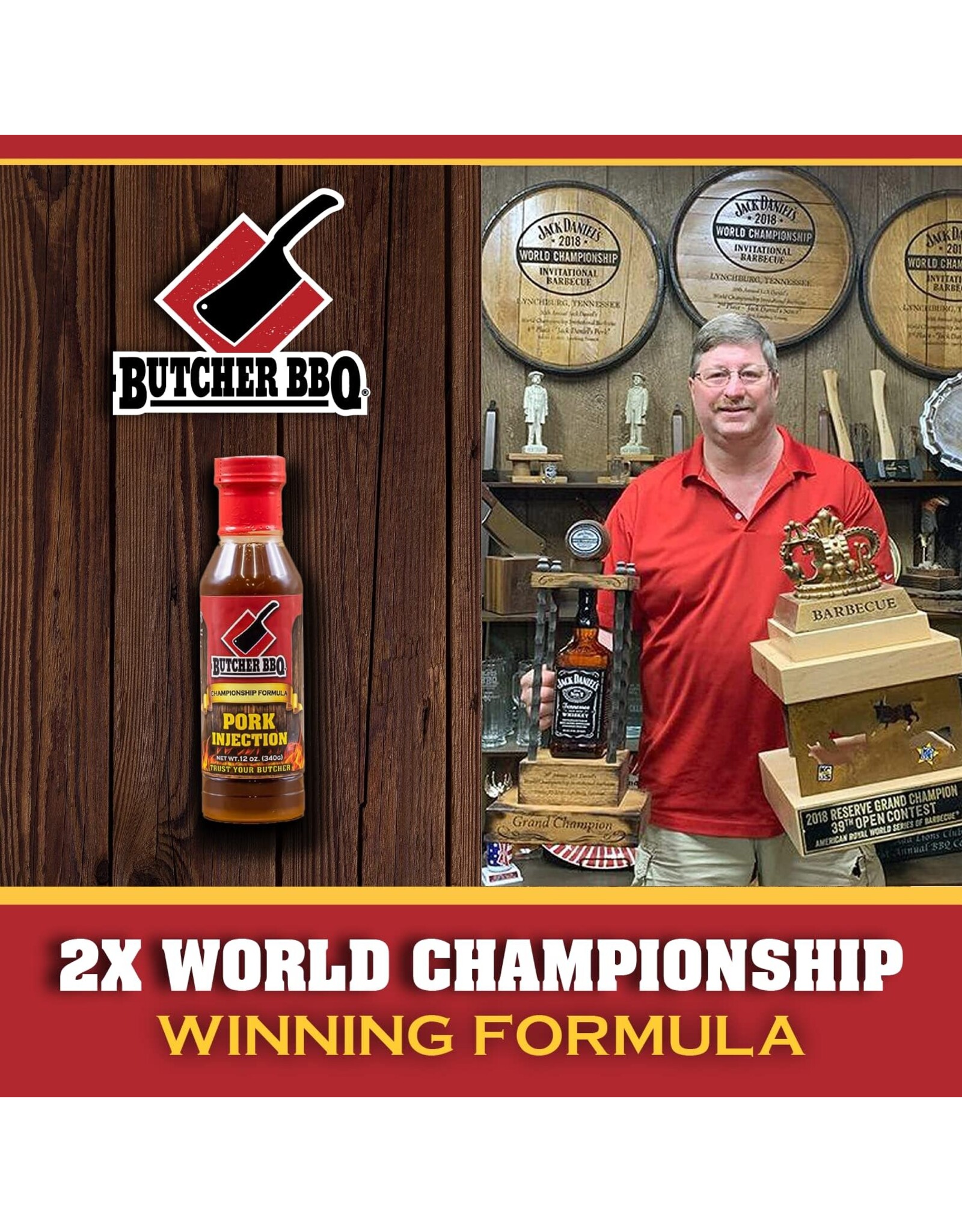 Butcher's BBQ Butcher BBQ Products Liquid Pork Injection 12 Oz - 69554