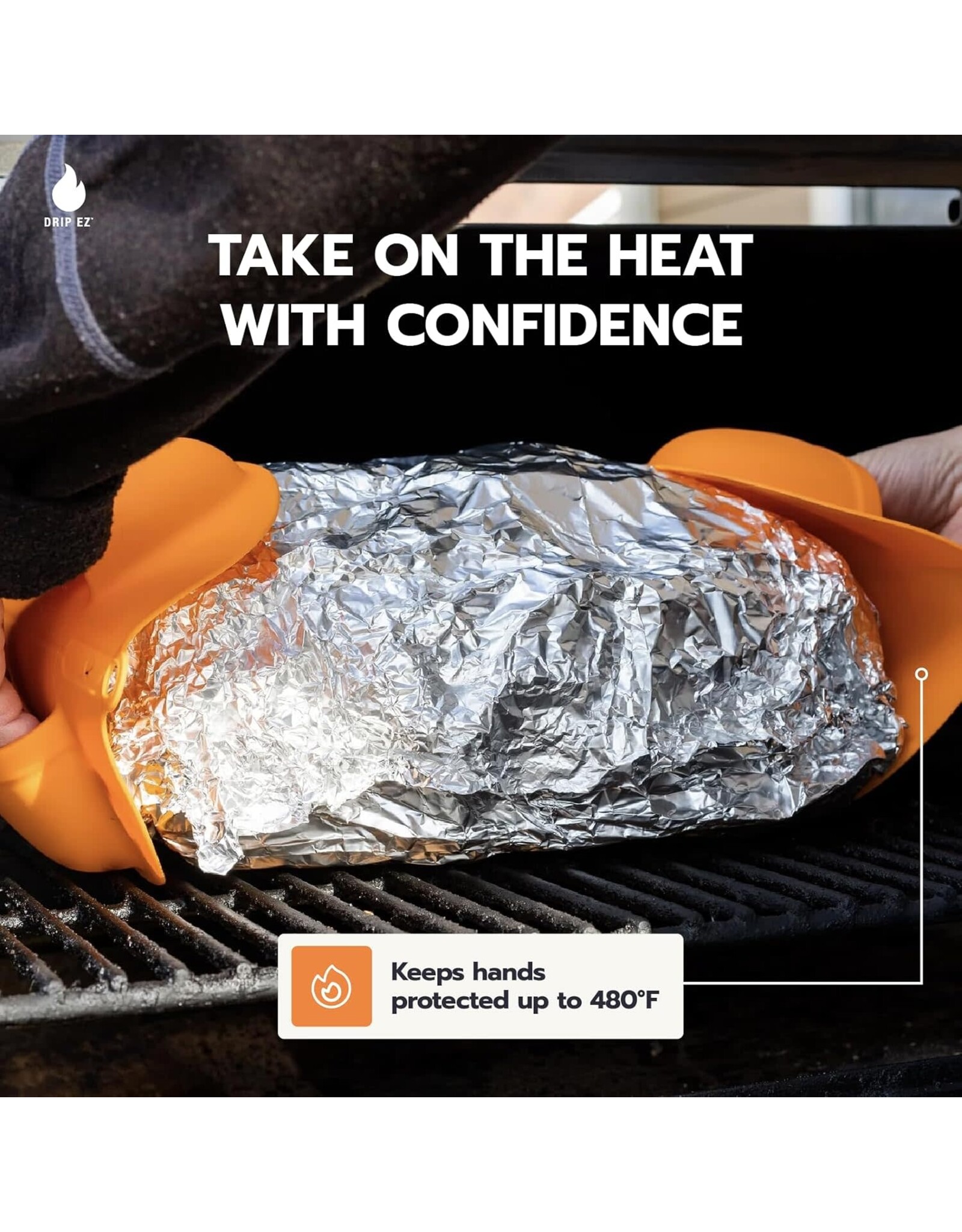 Drip EZ Drip EZ Silicone BBQ Grill Mitts - GM-1