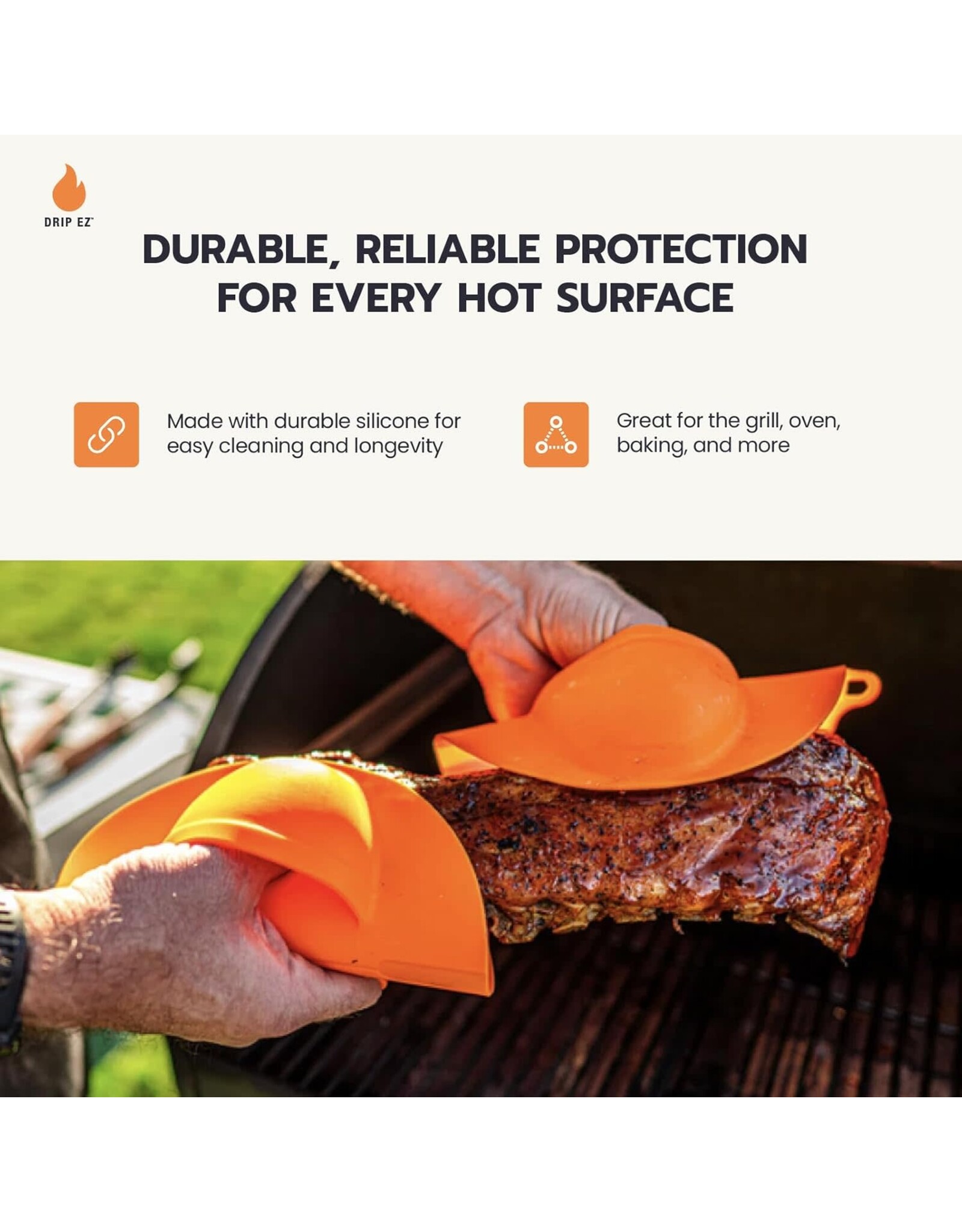 Drip EZ Drip EZ Silicone BBQ Grill Mitts - GM-1