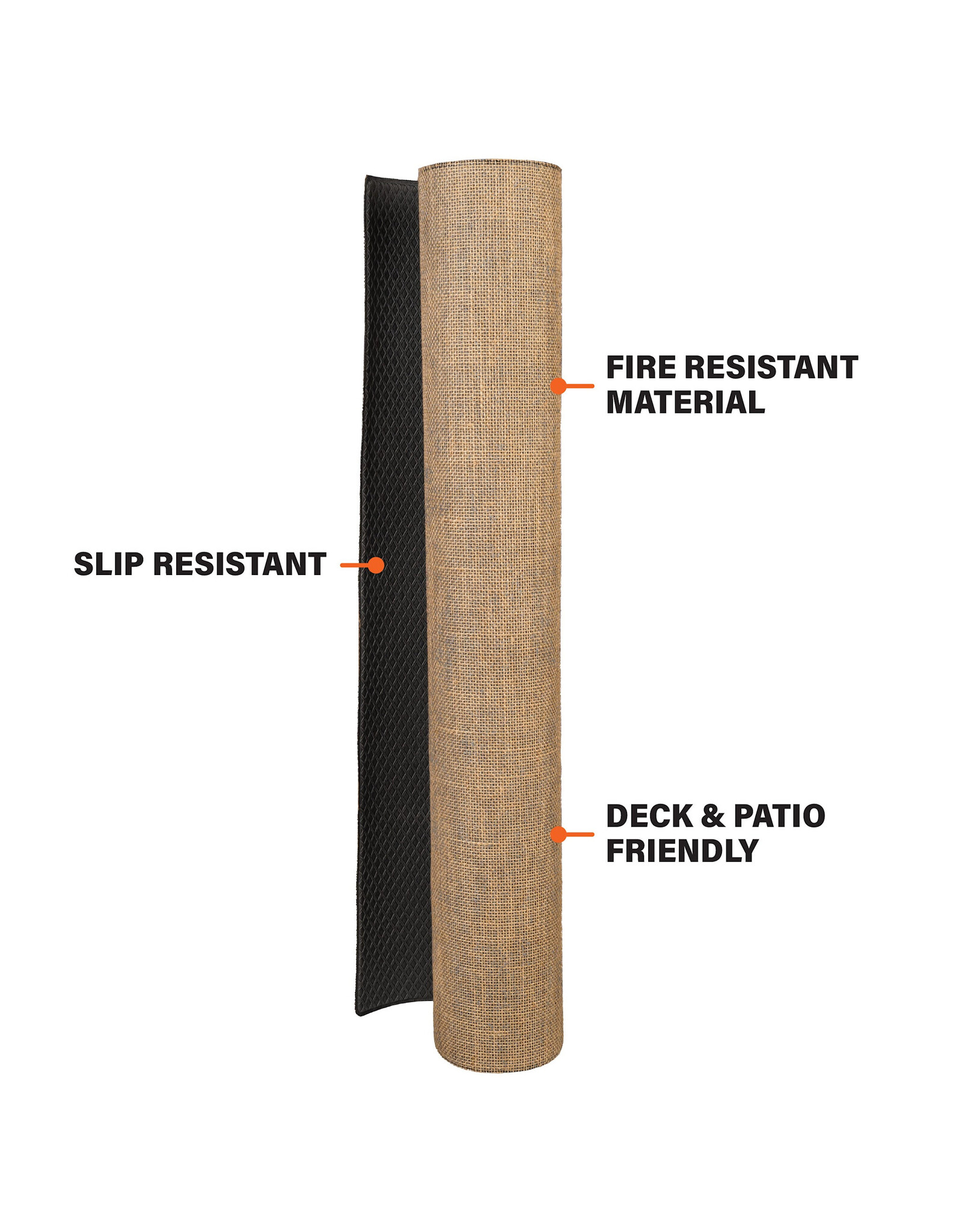 Blackstone Blackstone Griddle Accessories Grill Splatter Mat (43.5" x 30.5"), 5036, Under The Grill Mat for Patio