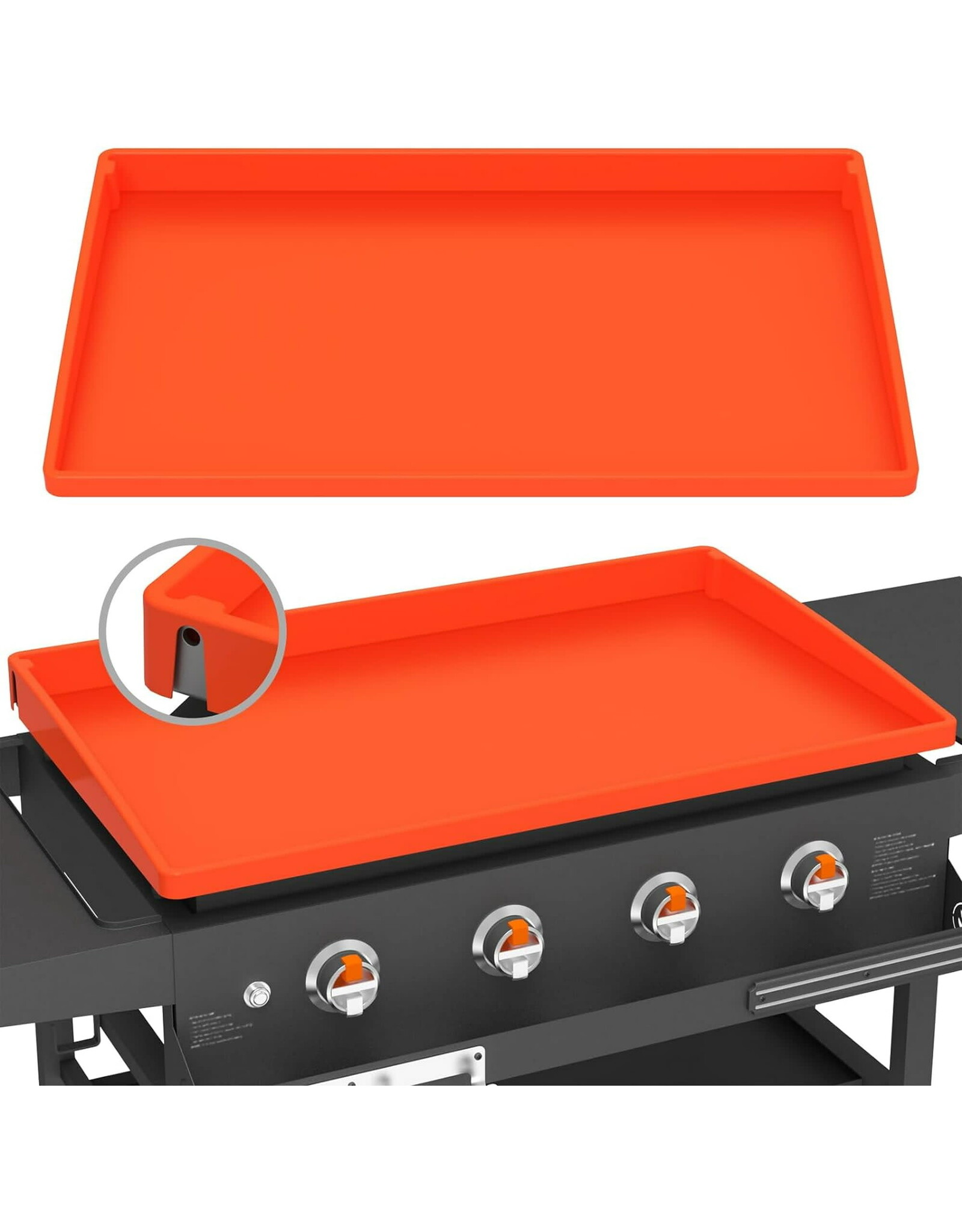 Generic Silicone Griddle Cover Mat Full Edge for 36" Blackstone - Full Wrap-Around Protection Mat - 9350