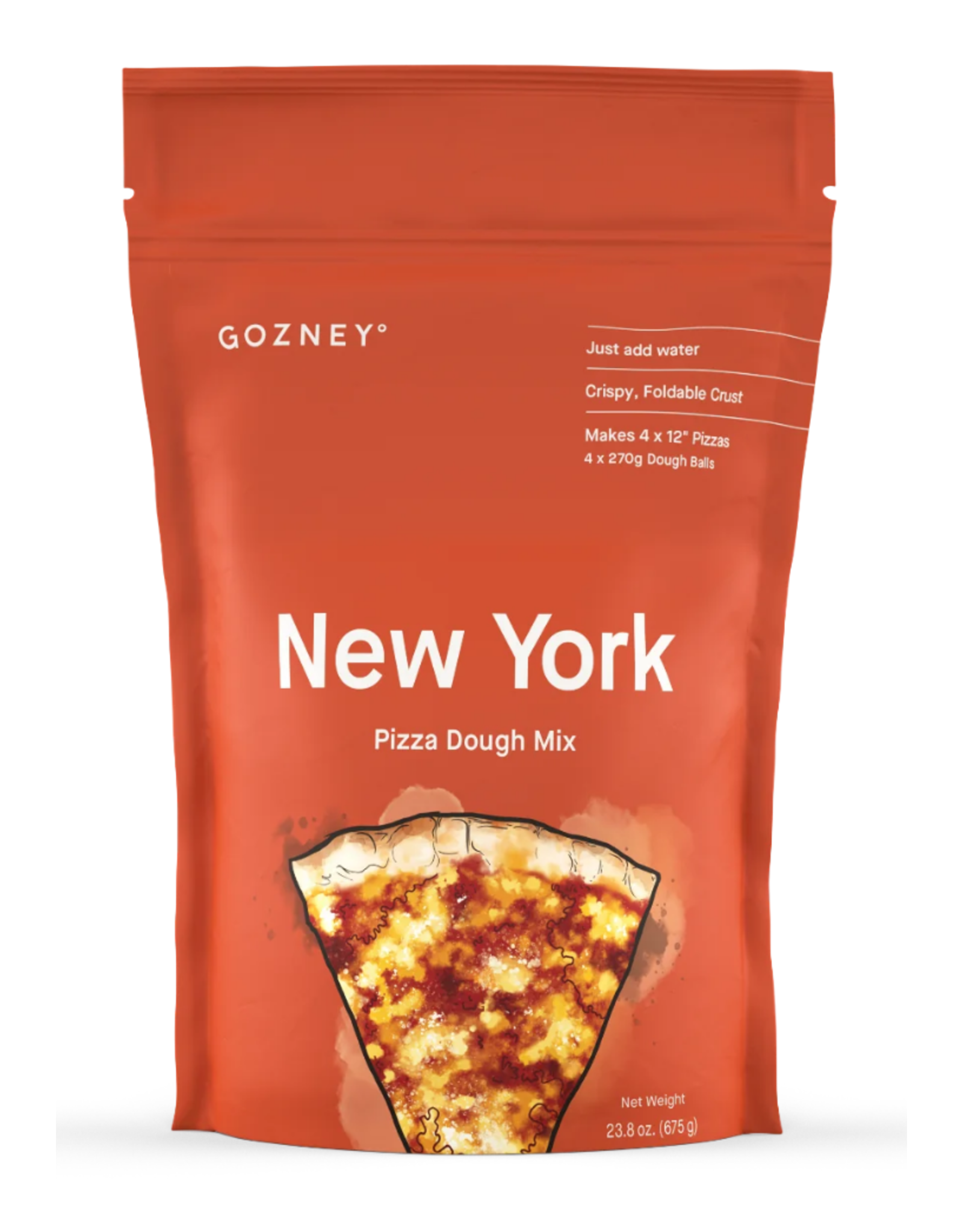 Gozney Gozney Just-Add-Water Dough Mix New York Pizza Dough Mix 23.8 oz - JAW1828