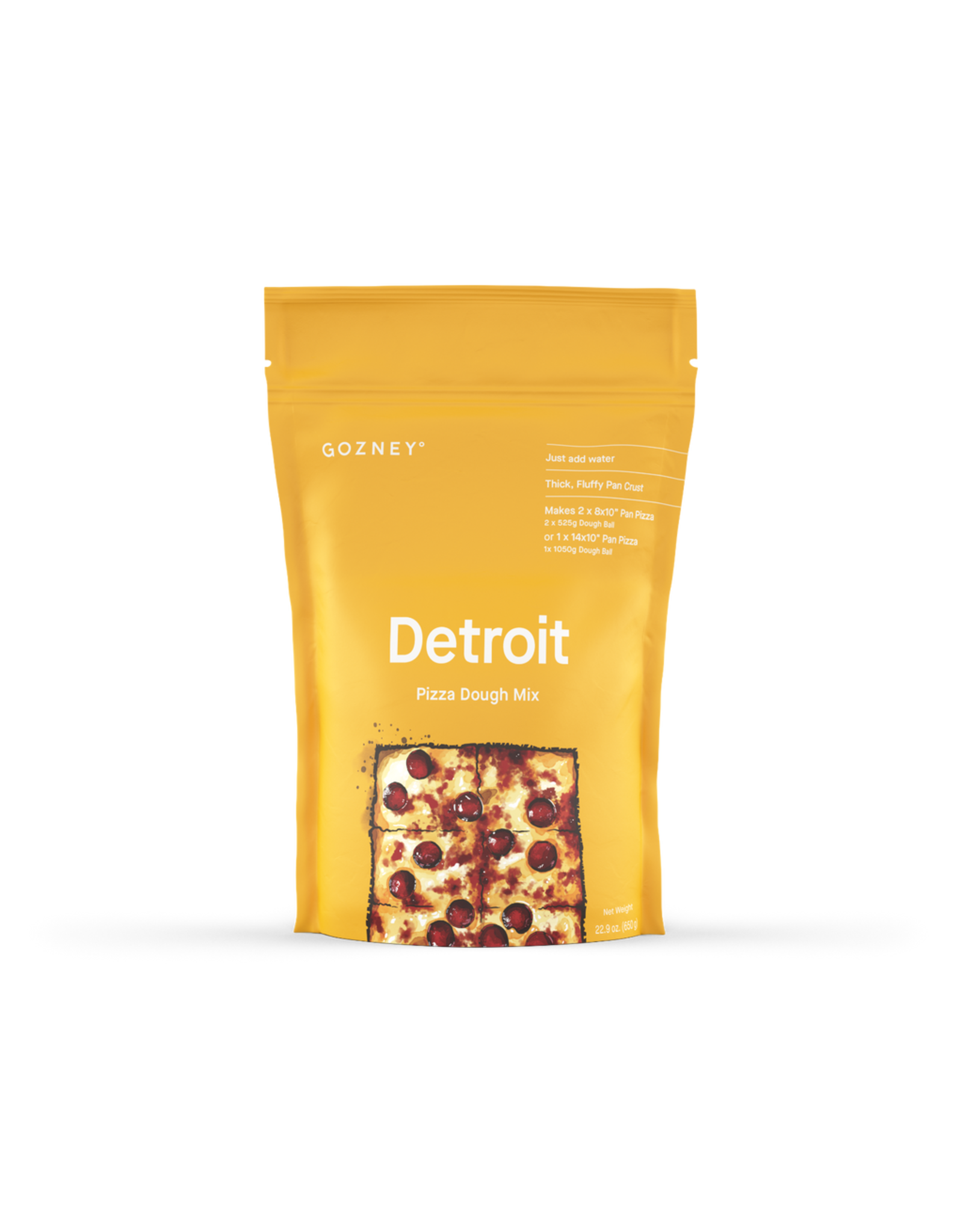 Gozney Gozney Just-Add-Water Dough Mix Detroit Pizza Dough Mix 23.8 oz - JAW1830