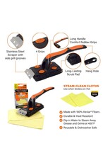 Q-Swiper Q-Swiper XL Steam-Clean BBQ Grill Cleaner Set - 26516