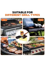 Q-Swiper Q-Swiper XL Steam-Clean BBQ Grill Cleaner Set - 26516