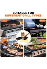 Q-Swiper Q-Swiper XL Steam-Clean BBQ Grill Cleaner Set - 26516