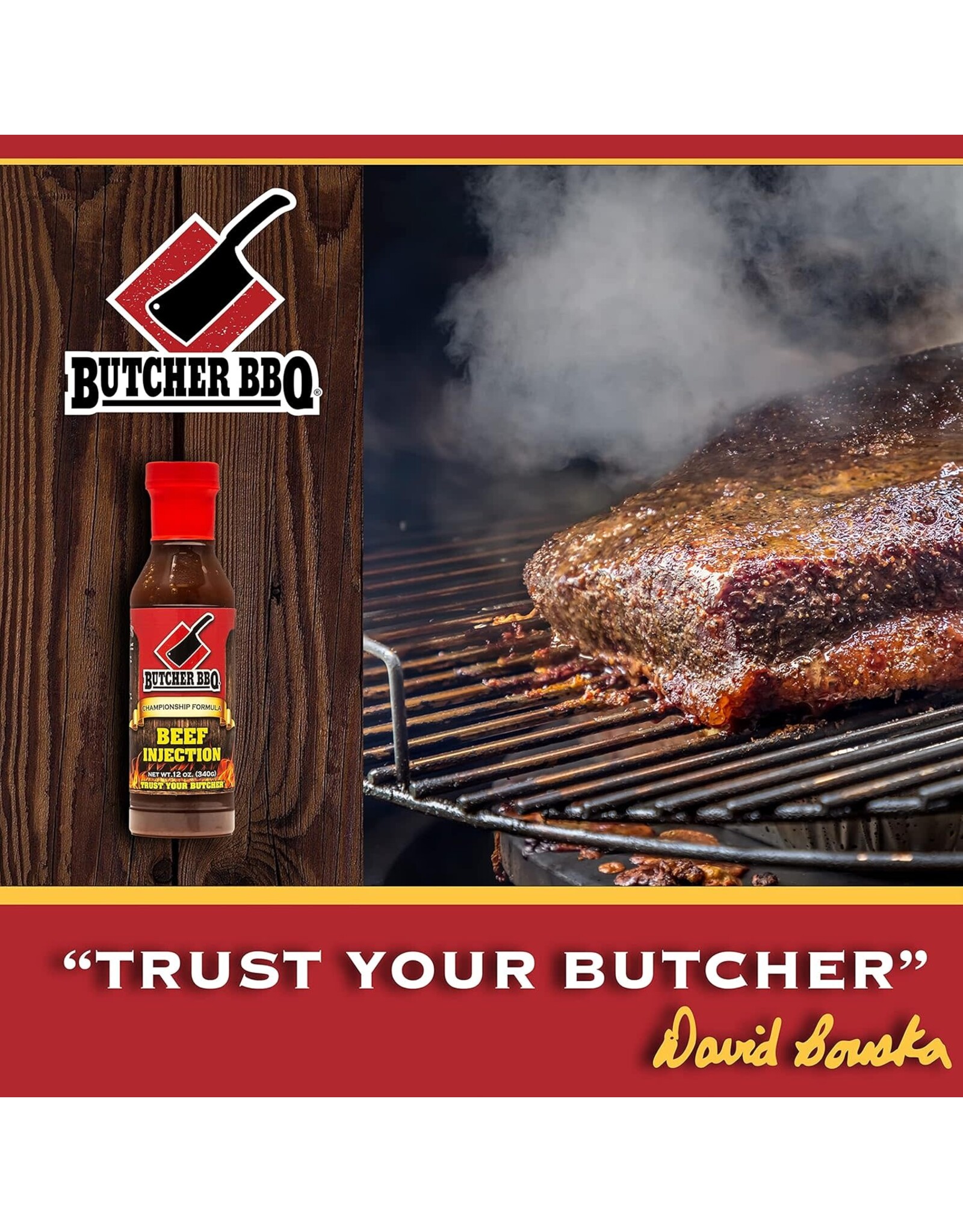 Butcher's BBQ Butcher BBQ Products Liquid Beef Injection 12 Oz - 69553