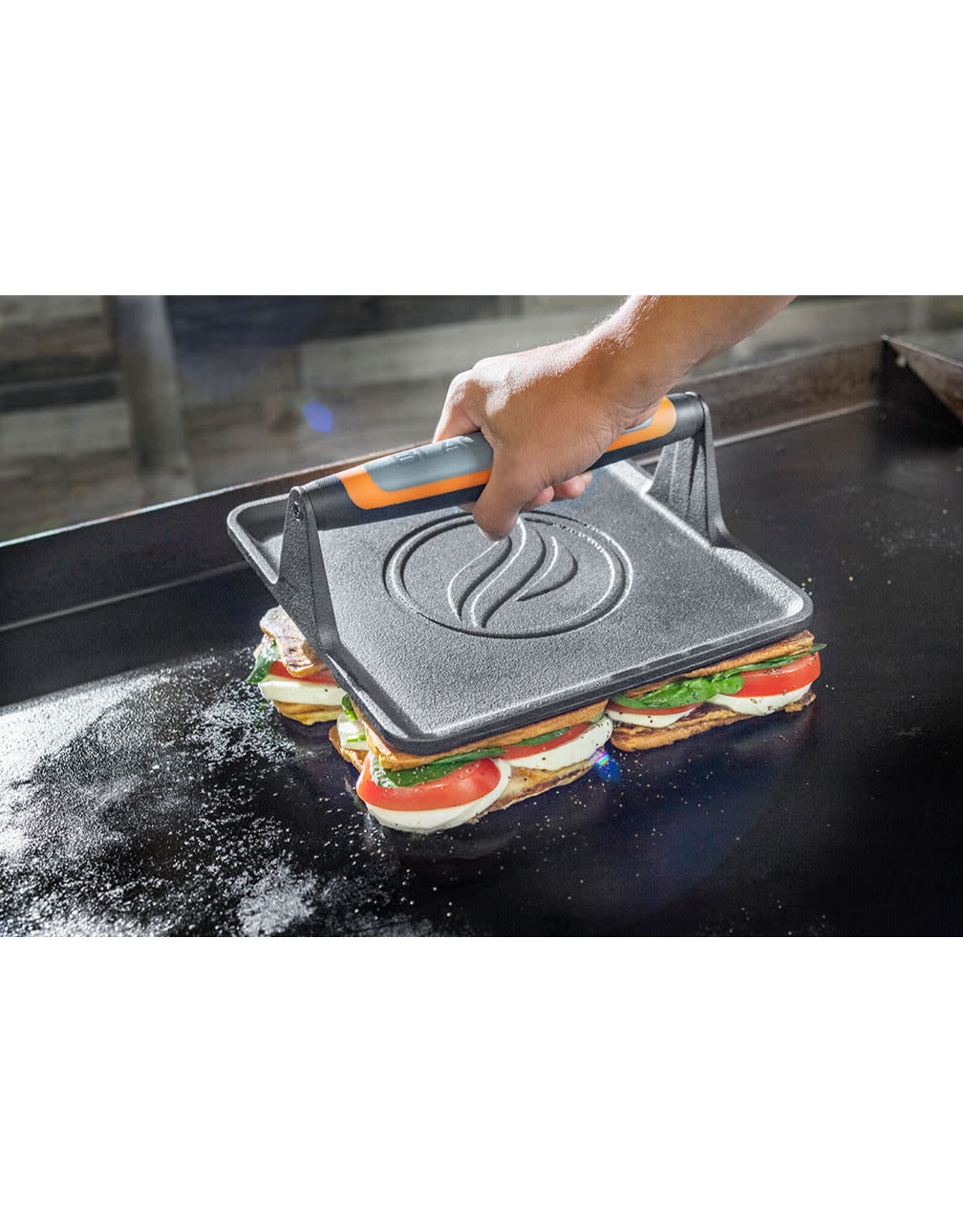 Blackstone Blackstone Cast Iron XL Griddle Grill Press with Signature Handle - 5236