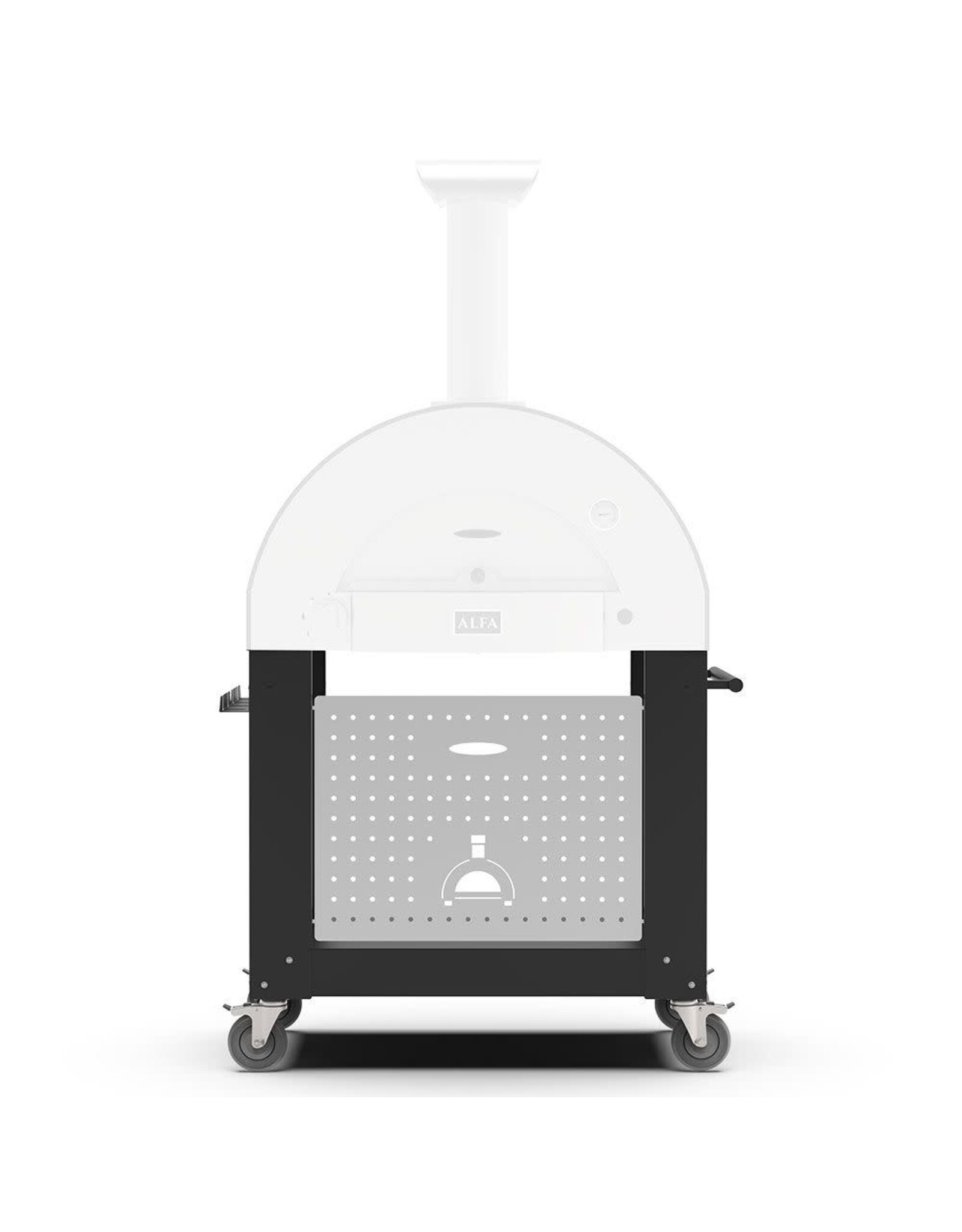 Alfa Pizza Ovens Alfa Black Base for 2 Pizze Pizza Oven - BF-2P-NER